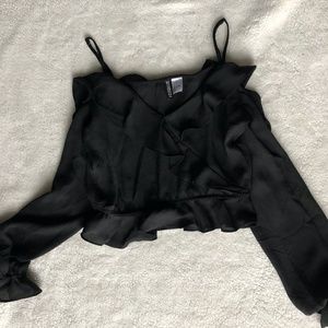 Adorable summer top - black HM